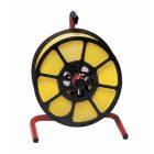 Static Dispenser for Polyprop Strapping on a Plastic Reel