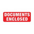 Documents Enclosed 89x32mm Labels 