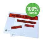 Paper Document Enclosed Wallets - Printed