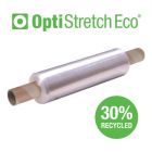 400mm x 300m 15mu Clear Pallet Wrap OptiStretch Eco Ext Core 30% Recycled