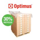 900/1800x1600mm Optimus Top Sheets Clear 30% Recycled 16mu 500 per roll
