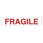48mmx100m Fragile Paper Kraft Tape White Printed Red