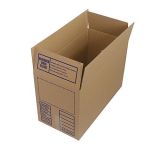 BDCM4 400x300x200mm Single Wall Carton Printed Blue - 700 Per Pallet
