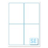 99x139mm Laser Labels 4 To View S/E Standard