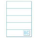 210x59.4mm Laser Labels 5 To View B/C Premium