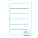 155x40mm Laser Labels 6 To View S/E Premium