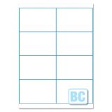 105x68mm Laser Labels 8 To View B/C Premium