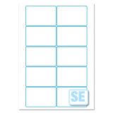 85x55mm Laser Labels 10 To View S/E Premium