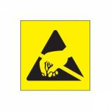 ESD label 51x51mm 