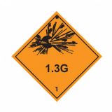 1.3G Labels 100x100mm Vinyl 