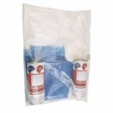 Printed Warning Notice Bags 15x20" Clear Polythene