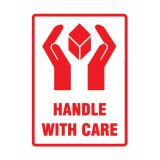 Handle With Care 108x79mm Parcel Labels 