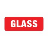 Glass 89x32mm Labels 