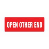 Open Other End 89x32 Parcel Labels 