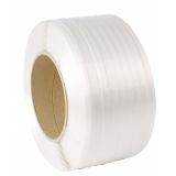 9x0.55mmx4000m Polyprop Machine Strapping White, Embossed BS 110KG