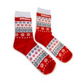 Bonus Xmas Socks Pair 7-11 Jacquard Knitted Socks