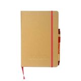 Bonus A5 Note Book and Pen Recycled Kraft Notebook