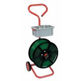 Mobile Strapping Dispenser Trolley for Polyprop Strapping on a Plastic Reel