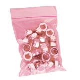 4x5.5" Pink Anti Static Grip Seal Bag