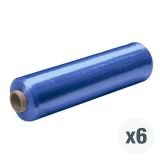 400mm x 300m 17mu Blue Tint Pallet Wrap Megastretch Plus 17 Micron 30% Recycled