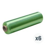 400mm x 300m 17mu Green Tint Pallet Wrap Blown Film 17 Micron