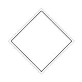 Blank Hazard Labels 100x100mm 
