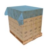 1400x1600mm Polythene Top Sheets Blue Blue Tint 25mu, Boxes of 300
