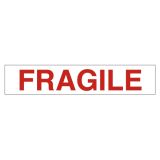 48mmx100m Fragile Kraft Tape White Printed Red