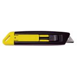 Safety Knife Left Handed With Retractable and Rounded Edge Blade