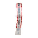 30mm x 25m Tamper Evident Tape - Pallet is Secured - 6 digit Sequential No.