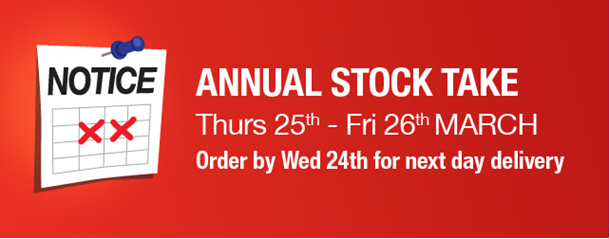 Annual Stock Take 