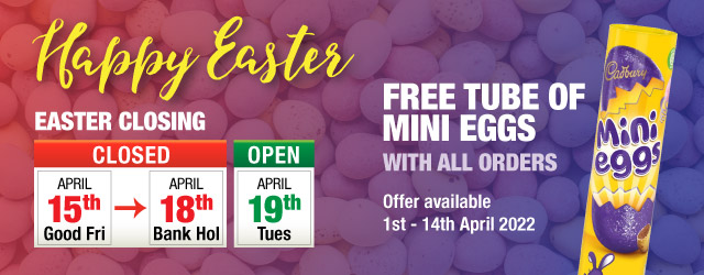 Easter 2022 closing dates and giveaway