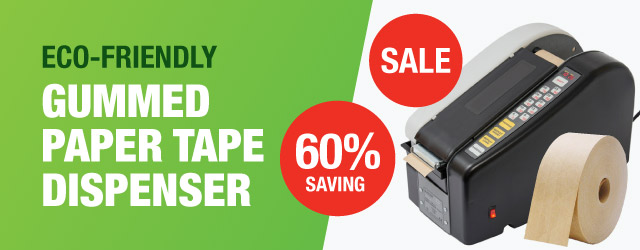60% off! Discounted electric gummed paper tape dispenser