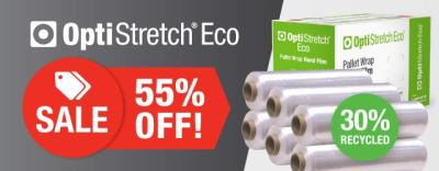 55% Off Hand Wrap! Secure Your Pallet Loads For Less