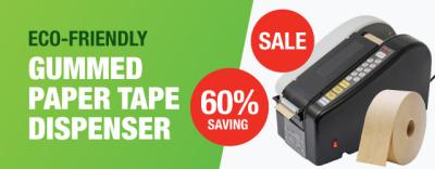 60% off! Discounted electric gummed paper tape dispenser