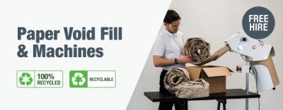 Recycled and Recyclable Paper Void Fill and Machines