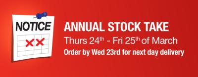 Stock Take March 2022