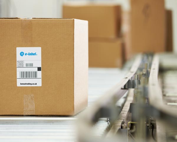 Packing box labels