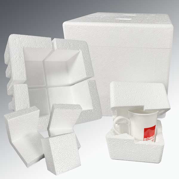Polystyrene packaging