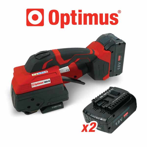 Battery powered strapping tool