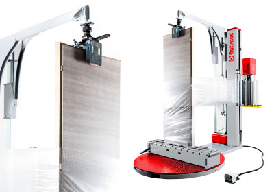 wrapping machine doors