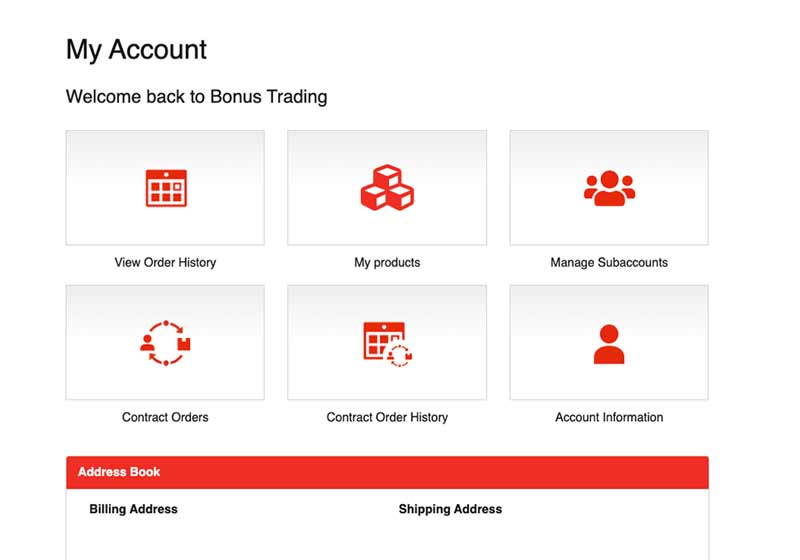 Premium account screen