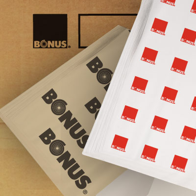 Printed packing papers