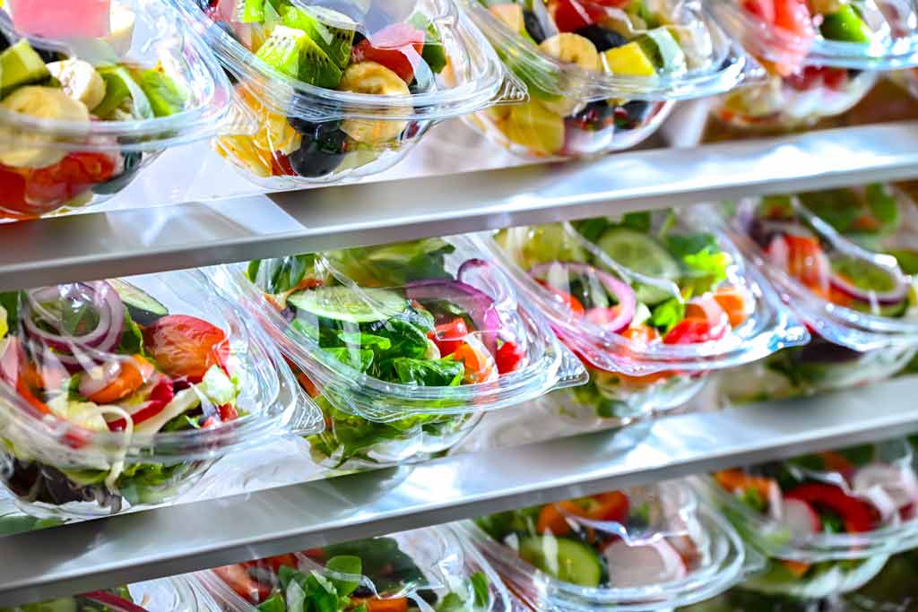 Food in packaging