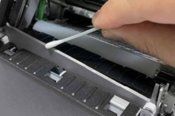 Label printer cleaning