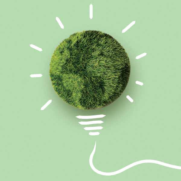 Greener eco label printing