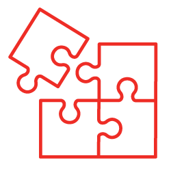Label jigsaw icon