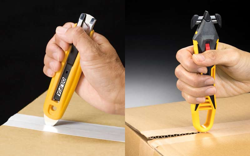 Olfa knife cutter features
