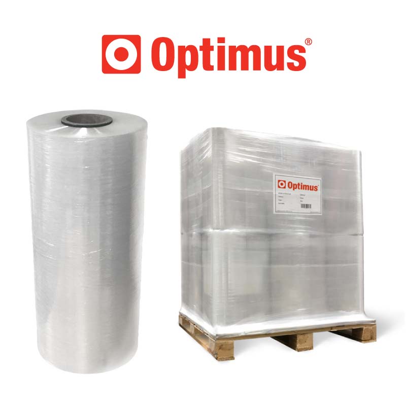 Optimus machine pallet wrap