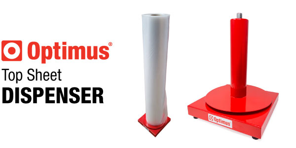 Pallet top sheet dispenser